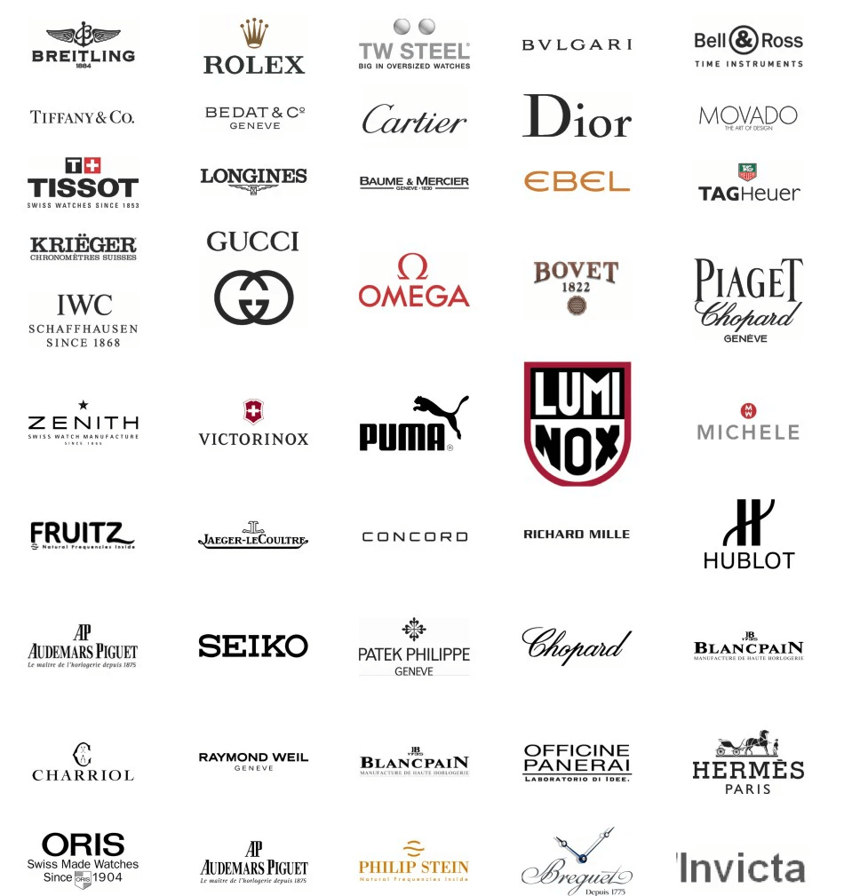 Phân loại đồng hồ theo thương hiệu